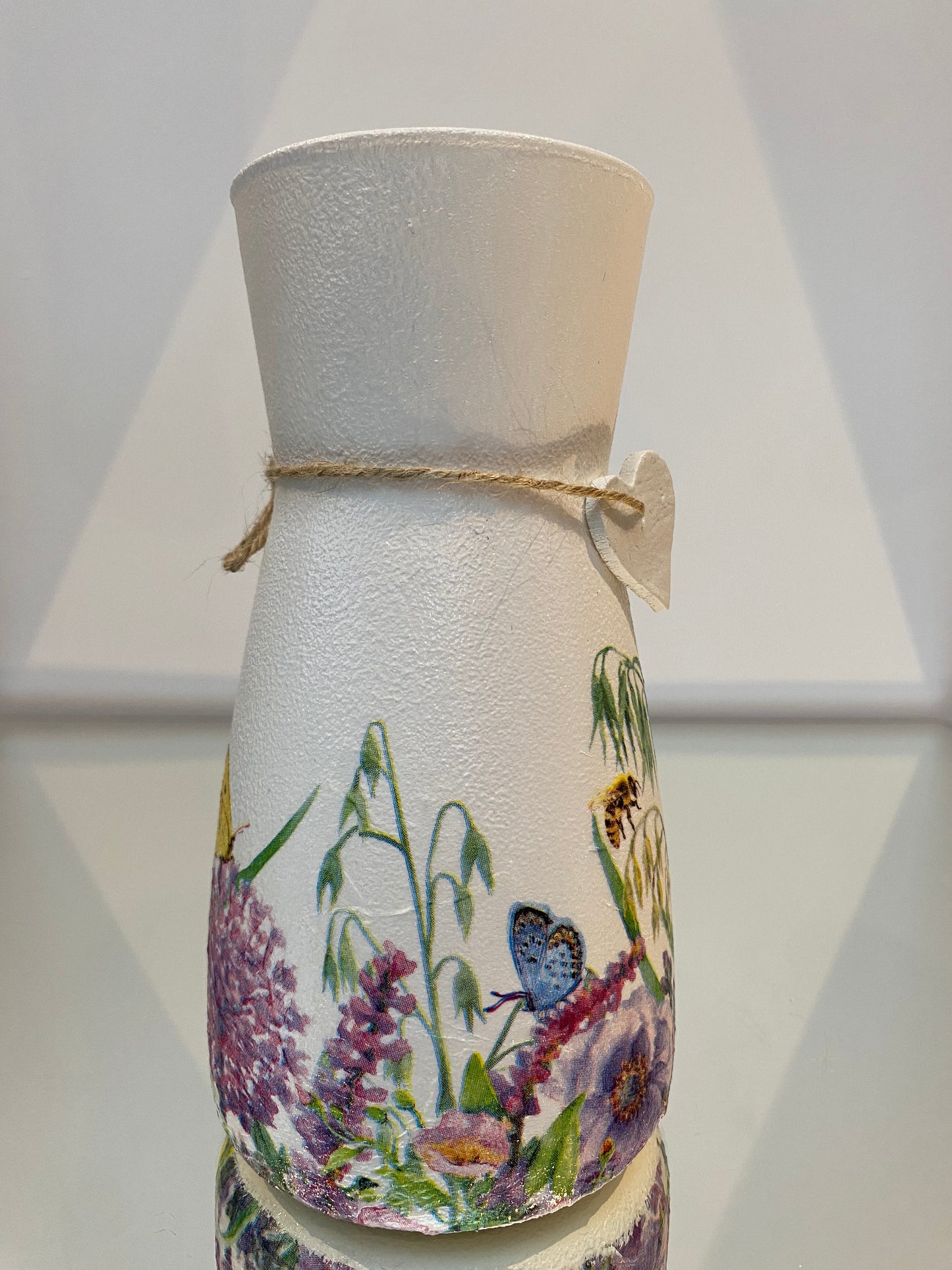 Bee, Butterfly and Flower Vase