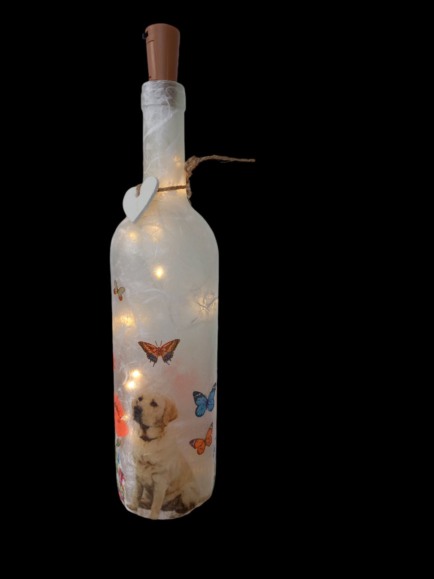 Labrador light up bottle