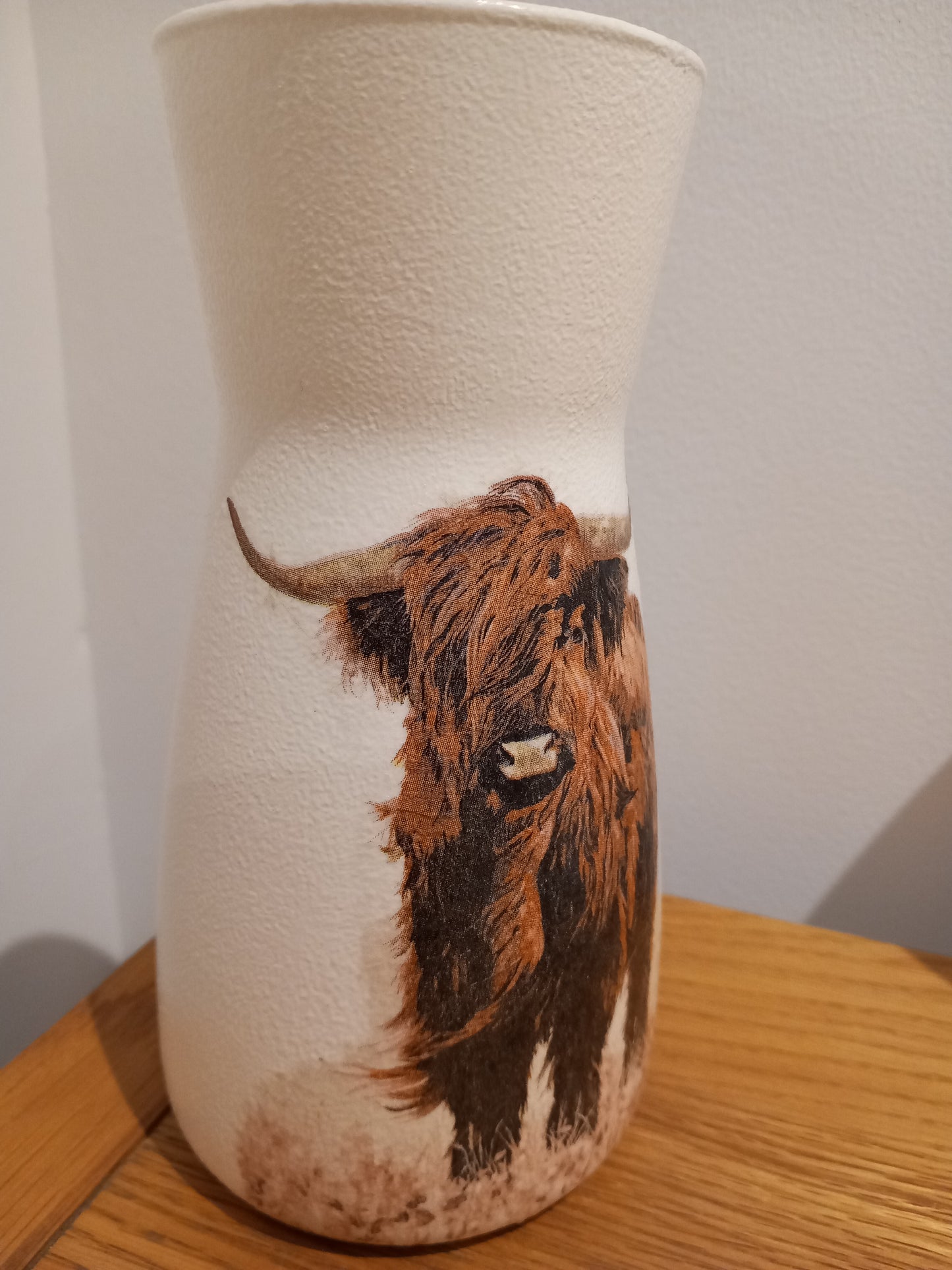 Highland Cow Vase