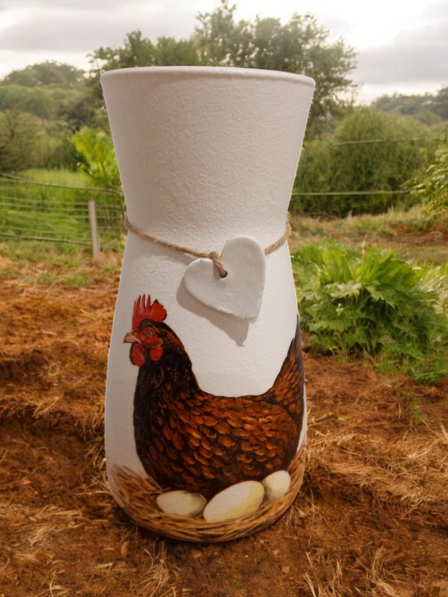 Chicken Vase