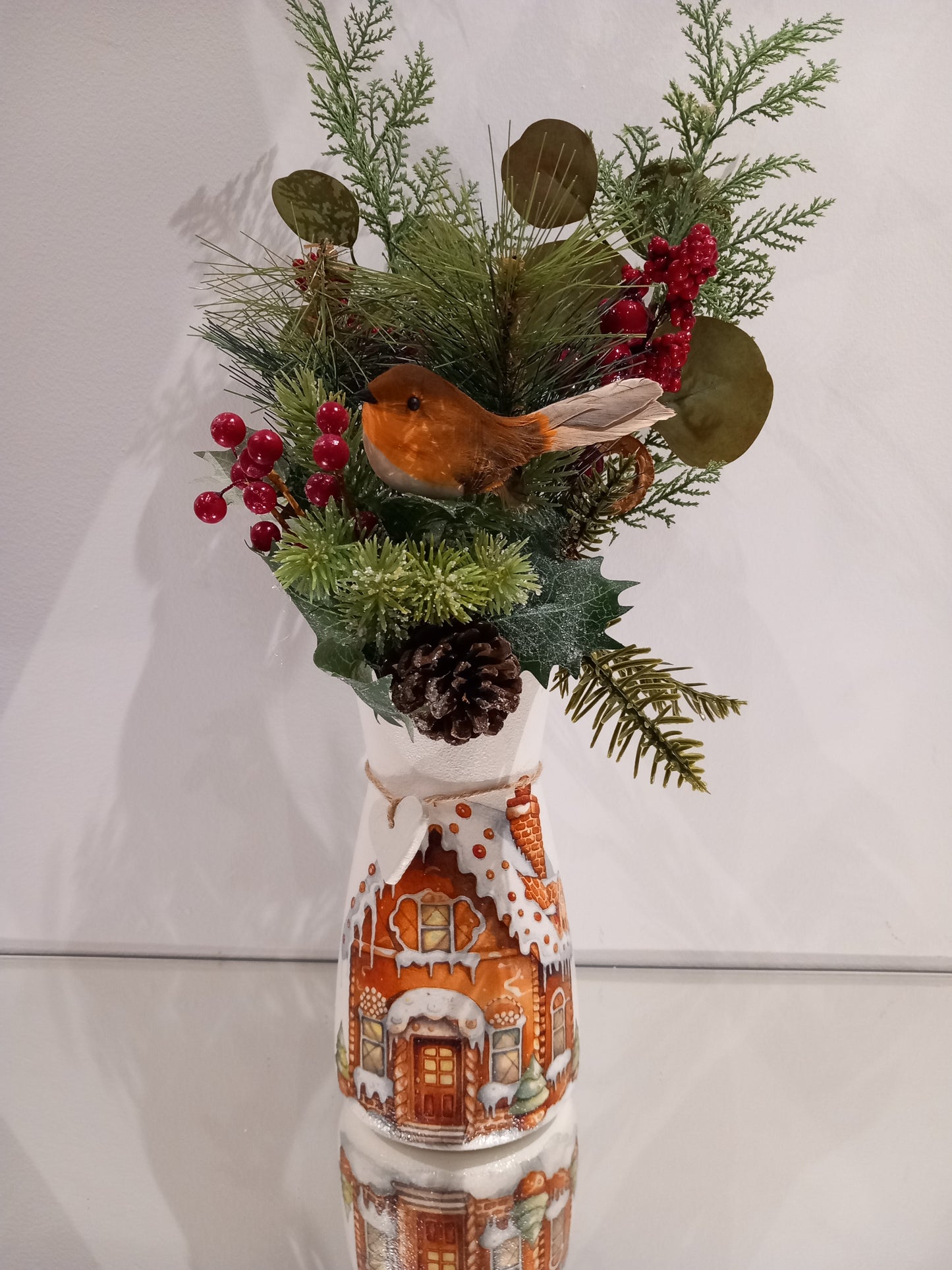 Gingerbread House Vase