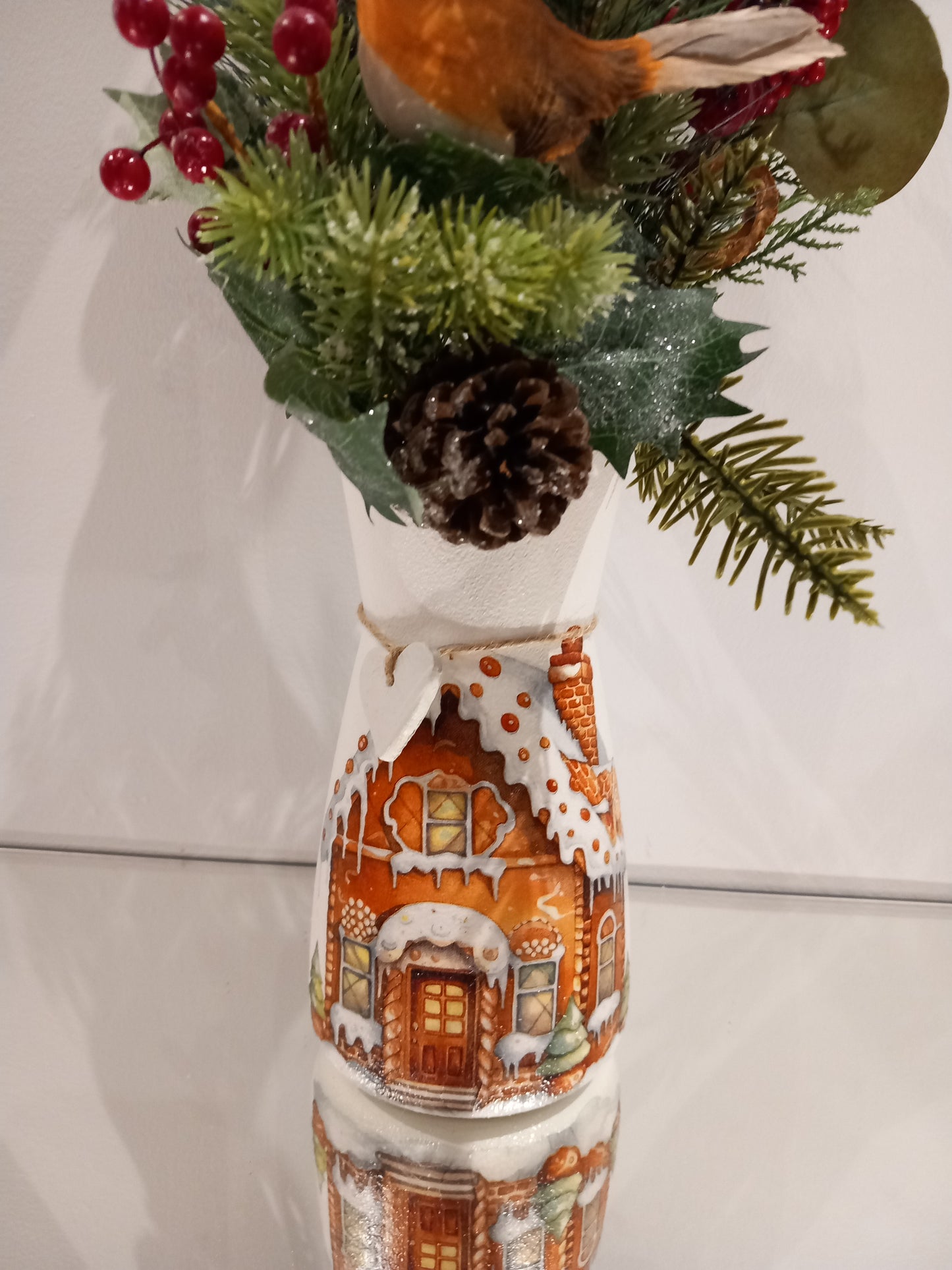 Gingerbread House Vase