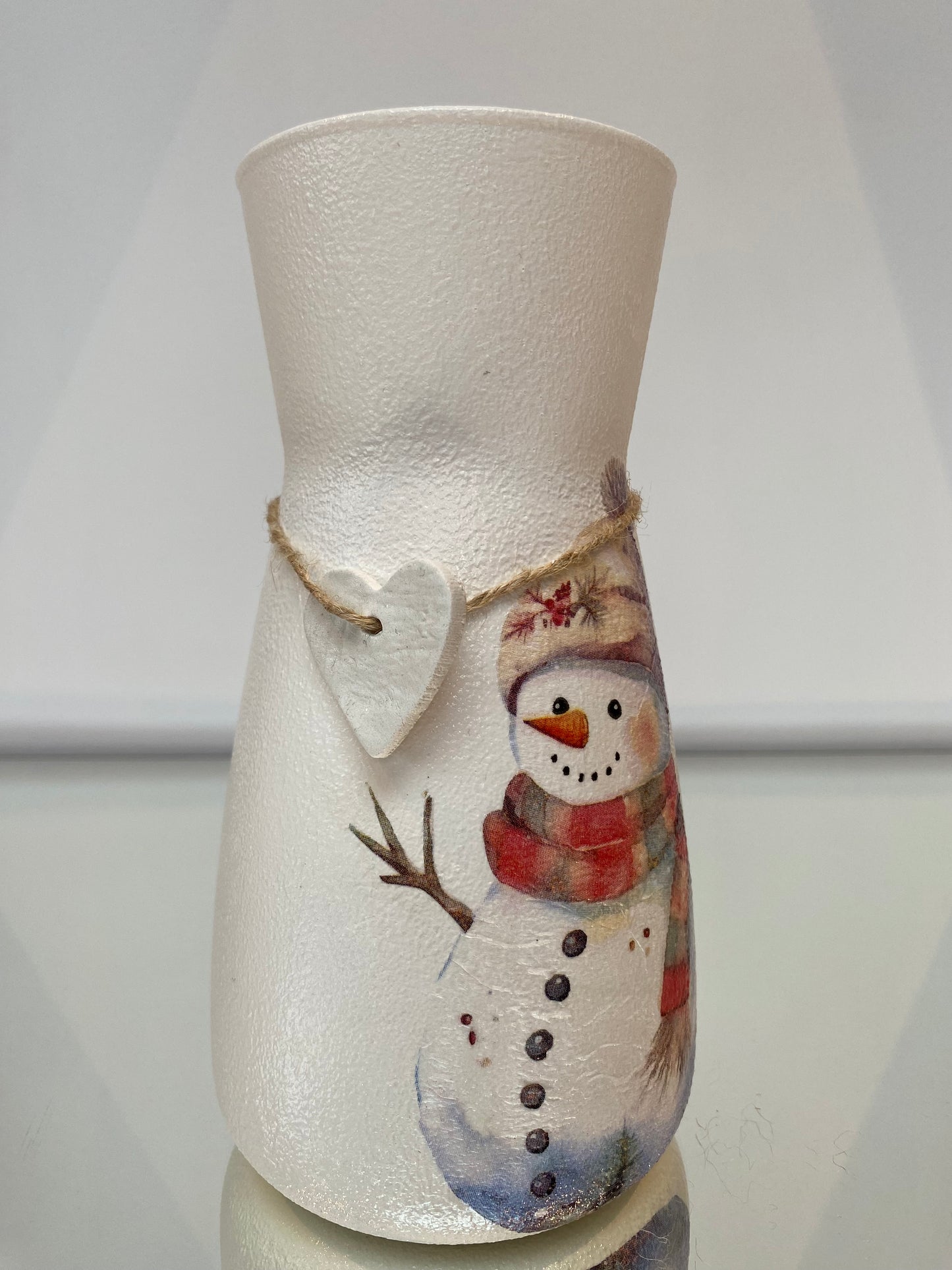 Snowman Vase