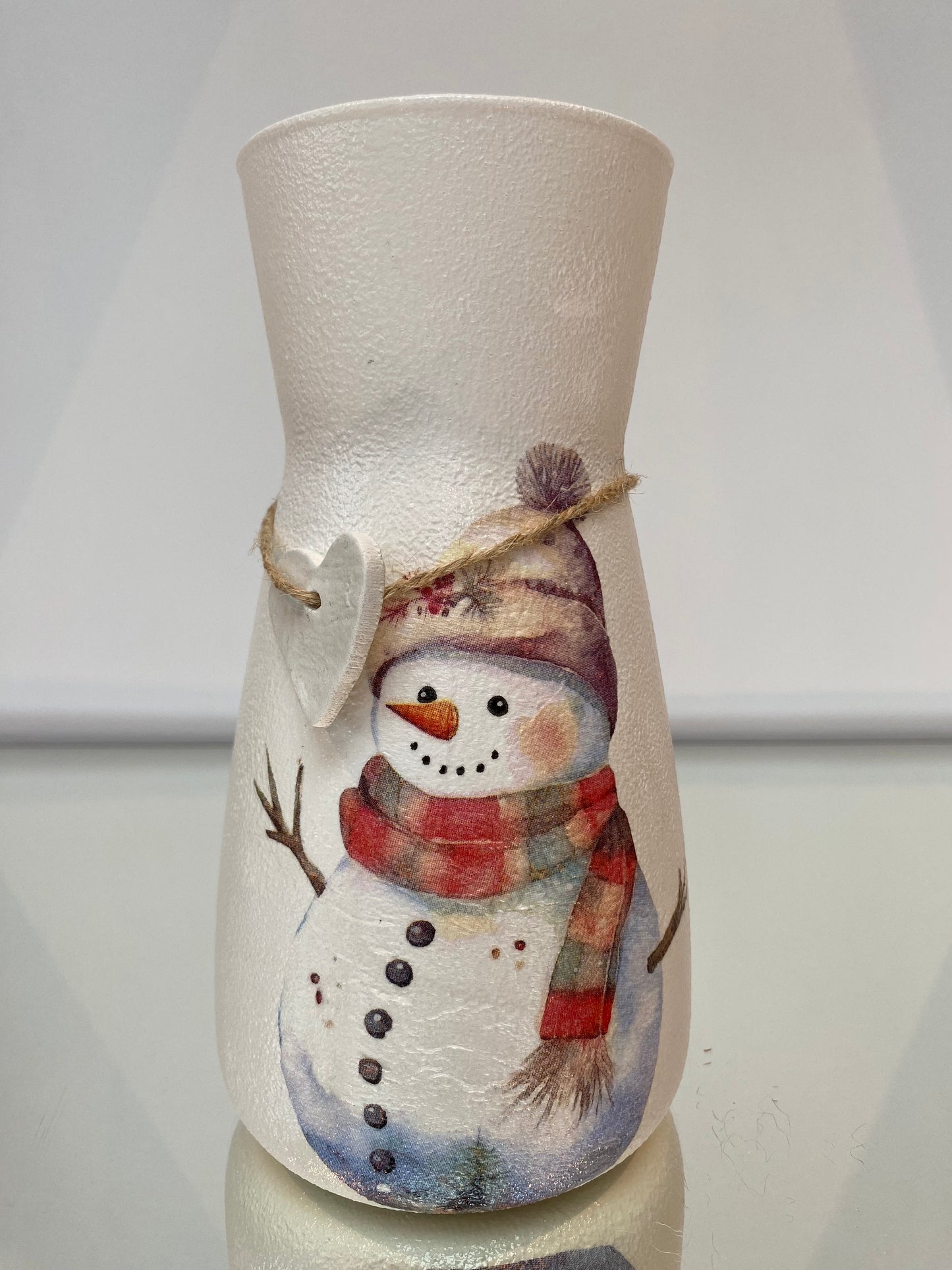 Snowman Vase