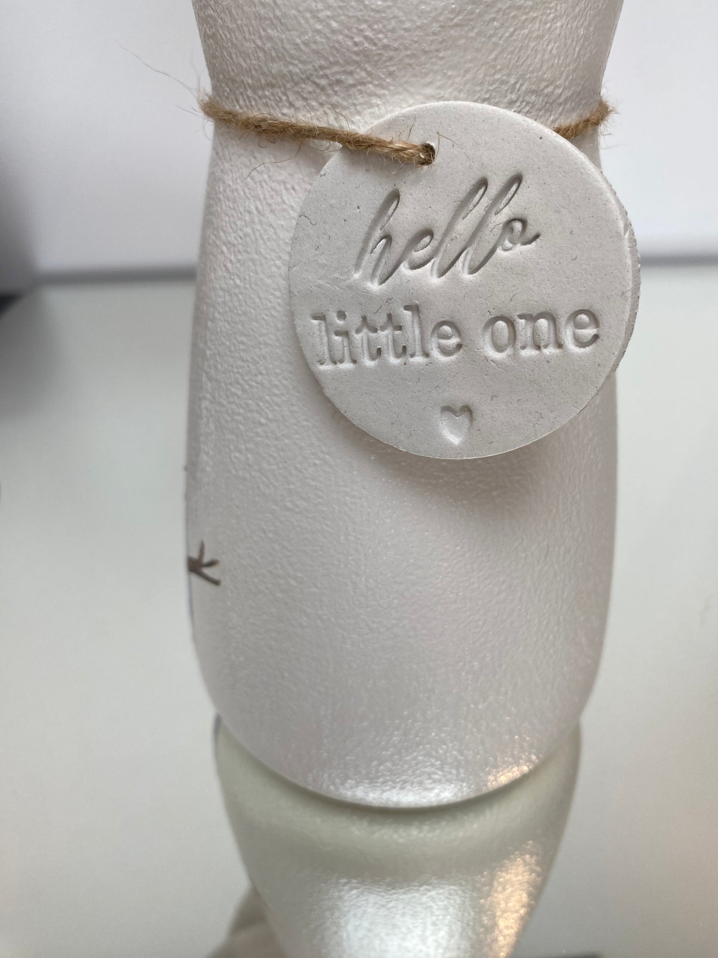 New Baby Clay Tag