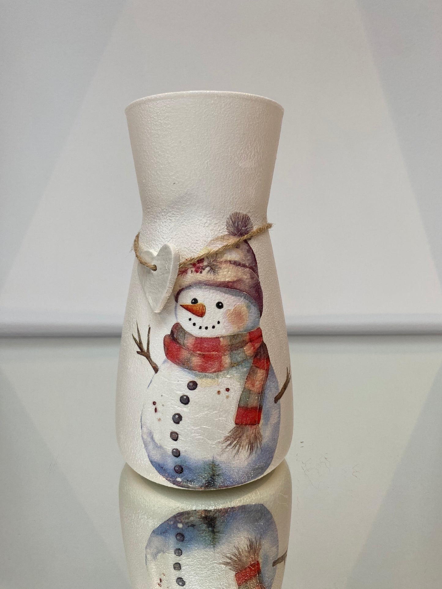 Snowman Vase
