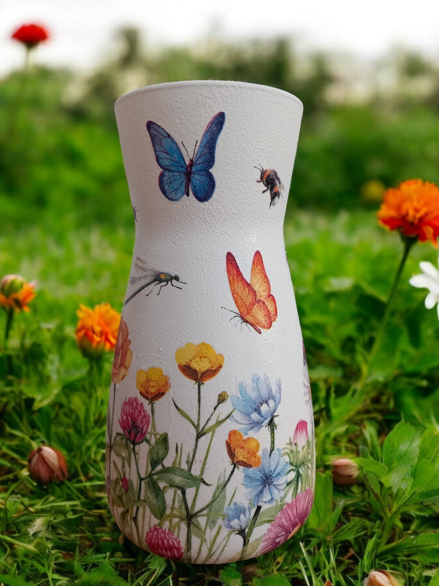 Butterfly Meadow vase