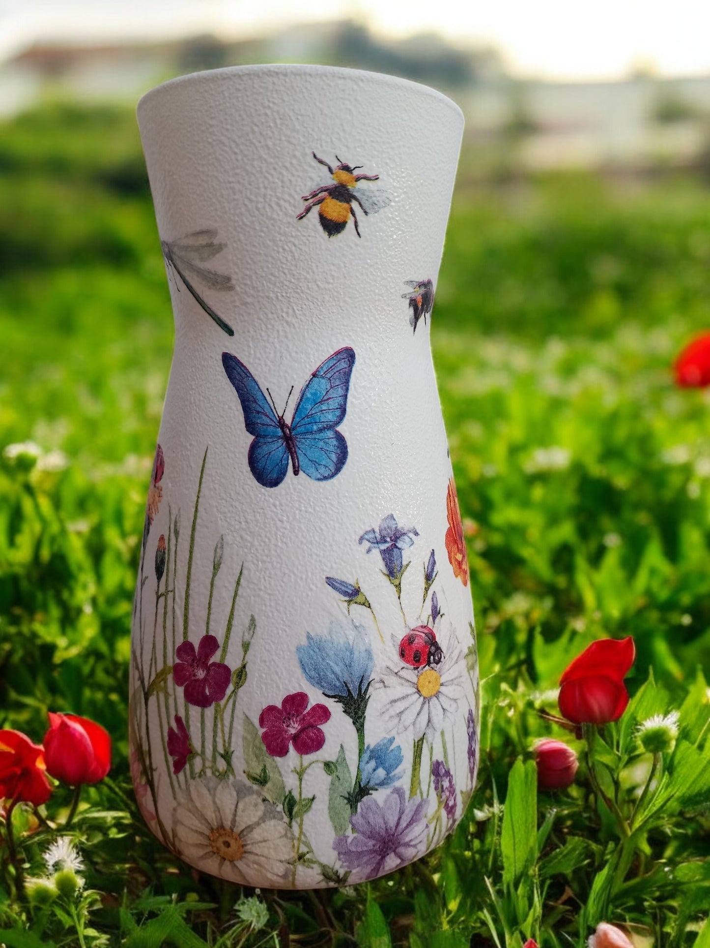 Butterfly Meadow vase