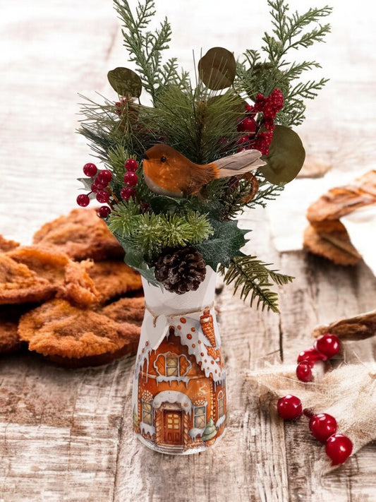 Gingerbread House Vase