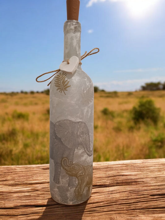 Elephant light up bottle
