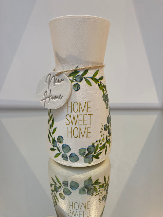 Home sweet home vase