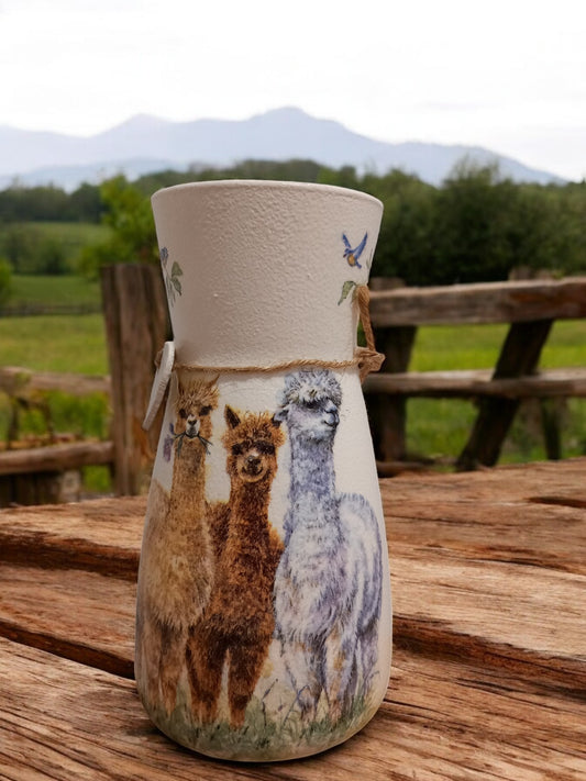 Llama Vase